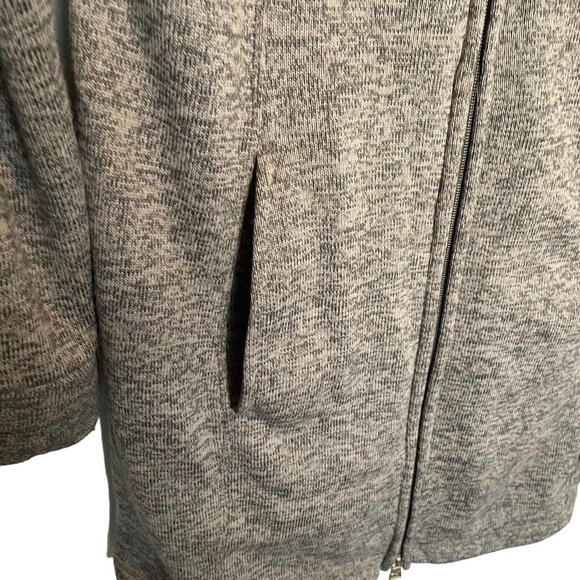 Kenneth Cole Reaction Women's Detachable Hood Pockets Zip Front Jacket S Grey - Picture 12 of 12